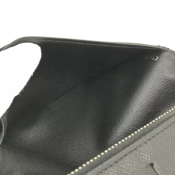 291226AZ (L3) Louis Vuitton Wallet Long Porte Feiulle Brazza Black Damier Graphi - Picture 7 of 9